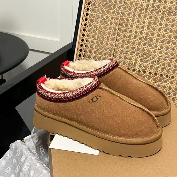 UGG tazz platform slipper chestnut - Picture 7 of 9